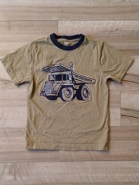 Gymboree Tee Dump Truck Graphic Size 6 FLAW (K)